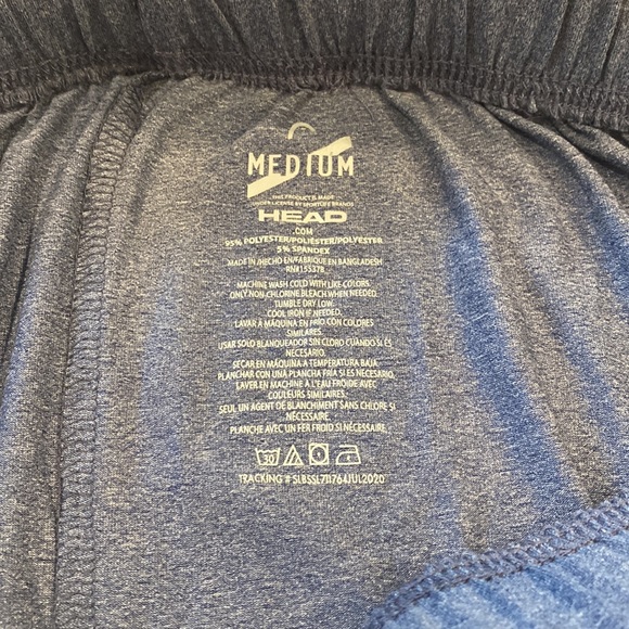 Unisex HEAD graphic pant workout athletic straight leg track drawstring - Picture 6 of 7